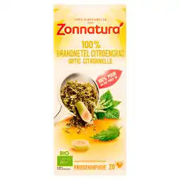 PLUS Zonnatura Thee brandnetel en citroengras bio aanbieding