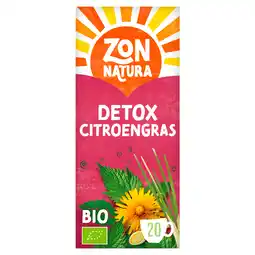 PLUS Zonnatura Thee citroengras detox bio aanbieding