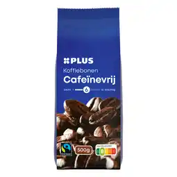 PLUS PLUS Koffiebonen Cafeïnevrij Fairtrade aanbieding