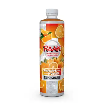 PLUS Raak Siroop sinaasappel zero aanbieding
