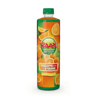PLUS Raak Vruchtensiroop sinaasappel aanbieding