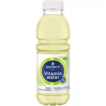 PLUS Sourcy Vitaminwater peer vlierbloesem aanbieding