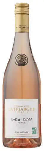 PLUS Patriarche Vin de Pays Syrah Rose aanbieding
