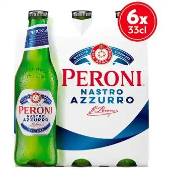 PLUS Peroni Nastro Azzuro bier fles aanbieding