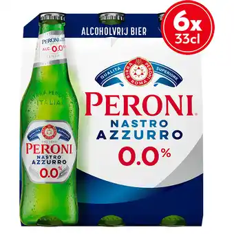 PLUS Peroni Nastro Azzuro bier fles 0.0 aanbieding
