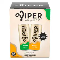 PLUS Viper Variety pack hard ice tea aanbieding