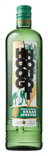 PLUS Hooghoudt Jonge Dubbele Graan Jenever aanbieding