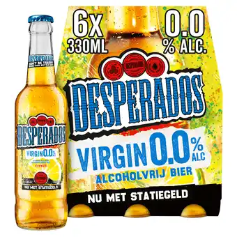 PLUS Desperados Virgin 0.0 bier fles aanbieding