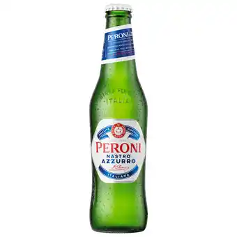 PLUS Peroni Nastro Azzuro bier fles aanbieding