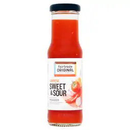 PLUS Fairtrade Original Woksaus zoet-zuur Fairtrade aanbieding