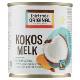 PLUS Fairtrade Original Kokosmelk Fairtrade aanbieding