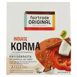PLUS Fairtrade Original Korma Indiase aanbieding