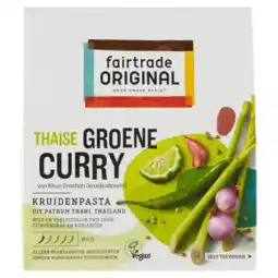 PLUS Fairtrade Original Groene Curry kruidenpasta Fairtrade aanbieding