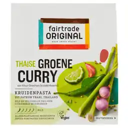 PLUS Fairtrade Original Groene Curry kruidenpasta Fairtrade aanbieding