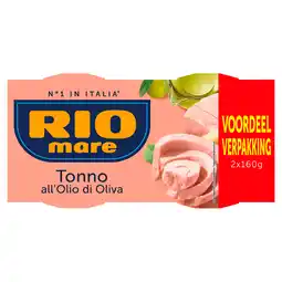 PLUS Rio Mare Tonijn in olijfolie duo-pack aanbieding
