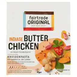 PLUS Fairtrade Original Butter Chicken kruidenpasta aanbieding