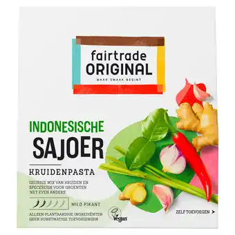 PLUS Fairtrade Original Kruidenpasta Sajoer aanbieding