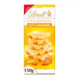 PLUS Lindt Les Grandes wit amandel aanbieding