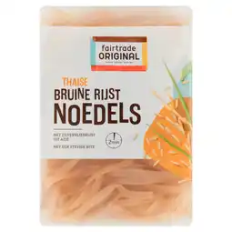 PLUS Fairtrade Original bruine rijst noedel aanbieding