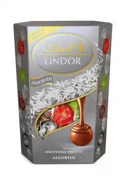 PLUS Lindt Lindor Cornet Silver aanbieding