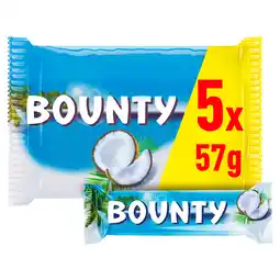 PLUS Bounty Melk chocolade kokos repen multipack aanbieding