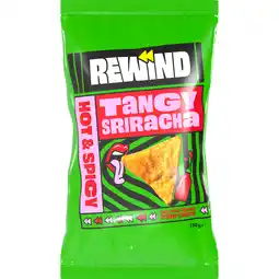PLUS Rewind Corn Chips Tangy Sriracha aanbieding