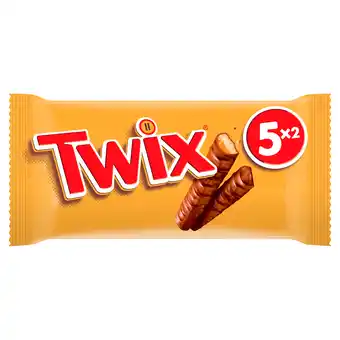 PLUS Twix Melk chocolade karamel koekjes aanbieding