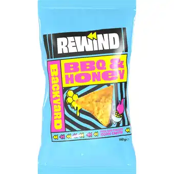 PLUS Rewind Corn Chips BBQ & Honey aanbieding