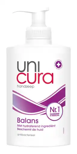PLUS Unicura Handzeep balance pomp aanbieding