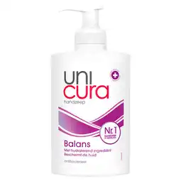 PLUS Unicura Handzeep balance pomp aanbieding