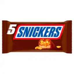 PLUS Snickers Melk chocolade karamel repen aanbieding