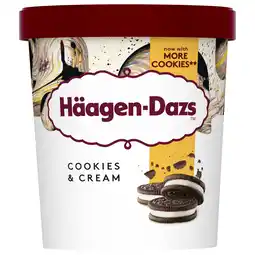 PLUS Haagen Dazs HD Cookies& Cream 8x460ml aanbieding