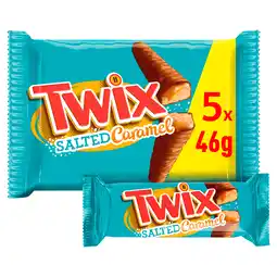 PLUS Twix Salted Caramel Melk Chocolade aanbieding
