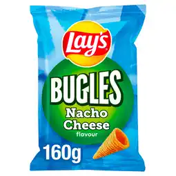 PLUS Lays Bugles Nacho Cheese Partypack aanbieding