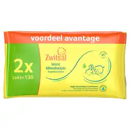 PLUS Zwitsal Billendoekjes Lotion aanbieding
