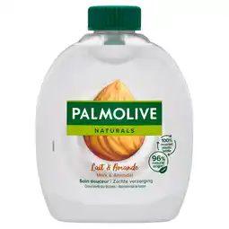 PLUS Palmolive Vloeibare handzeep Naturals Amandel aanbieding