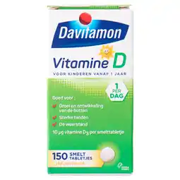 PLUS Davitamon Vitamine D kind 150 smelttablet aanbieding