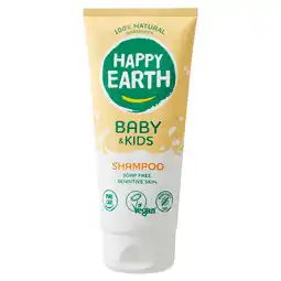 PLUS Happy Earth Zeepvrije Shampoo Baby & Kids aanbieding