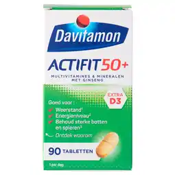 PLUS Davitamon Vitamine Actifit 50+ aanbieding