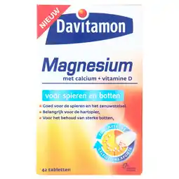 PLUS Davitamon Magnesium spieren botten aanbieding