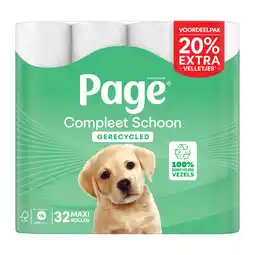 PLUS Page Compleet Schoon Recycled Toiletpapier aanbieding