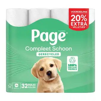 PLUS Page Compleet Schoon Recycled Toiletpapier aanbieding