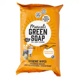 PLUS Marcel's Green Soap Cleaning wipes sandelhout & kardemon aanbieding