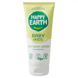 PLUS Happy Earth Zachte Body Lotion Baby & Kids aanbieding