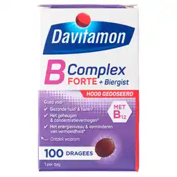 PLUS Davitamon Vitamine B complex forte tabletten aanbieding