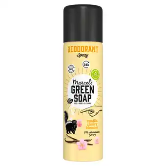 PLUS Marcel's Green Soap Deo spray vanilla cherryblossom aanbieding