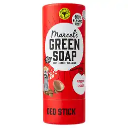 PLUS Marcel's Green Soap Deo stick Argan oudh aanbieding