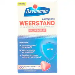 PLUS Davitamon Vitamine Kauwtablet aardbei aanbieding