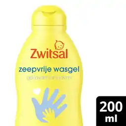 PLUS Zwitsal Zeepvrije Wasgel aanbieding