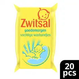 PLUS Zwitsal Vochtige Washandjes Baby aanbieding